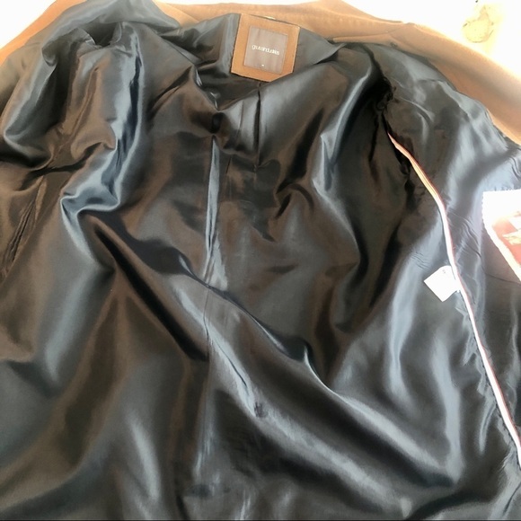 Vintage Wool Blend Trench Coat: Pecan Brown Belted Euro Style, Size Medium - Picture 9 of 16